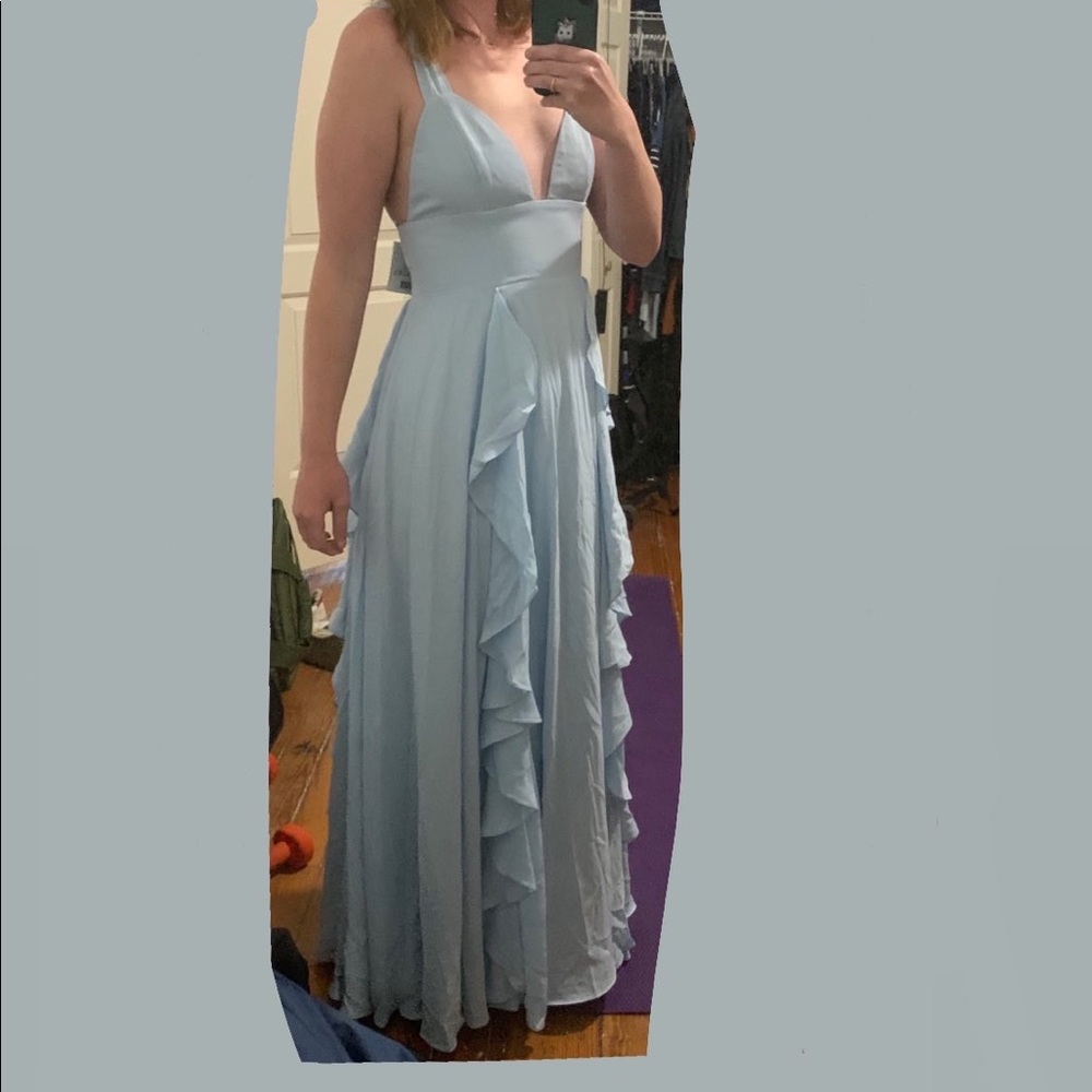 ✨  NWT Fame and Partners cinderella blue gown
